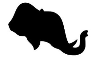 Elephant Head (Facing Right)
