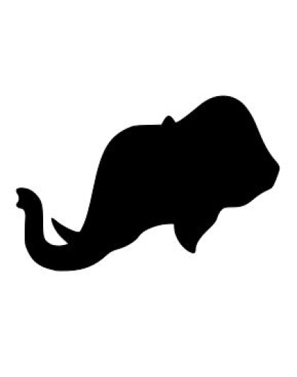 Elephant Head (Facing Left)