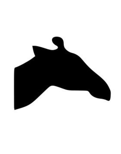 Giraffe Head (Facing Right)