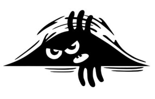 Peeking Creature 1
