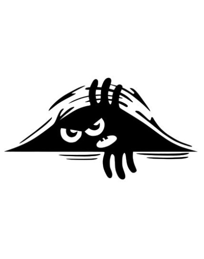Peeking Creature 1