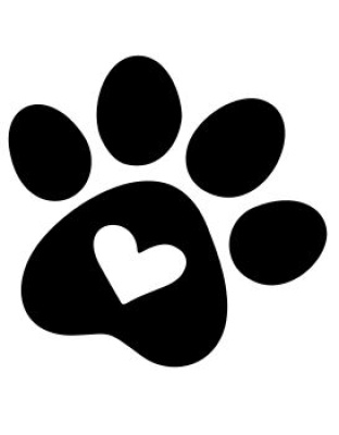Dog Paw With Heart