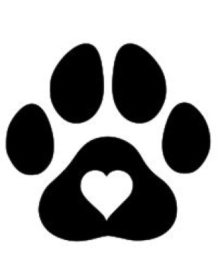 Dog Paw With Heart